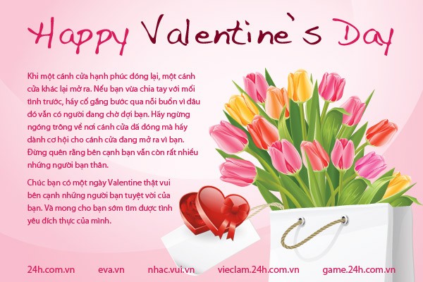 Những lời chúc ngọt ngào trong dịp Valentine sẽ giúp tình cảm của bạn trở lên ngọt ngào hơn